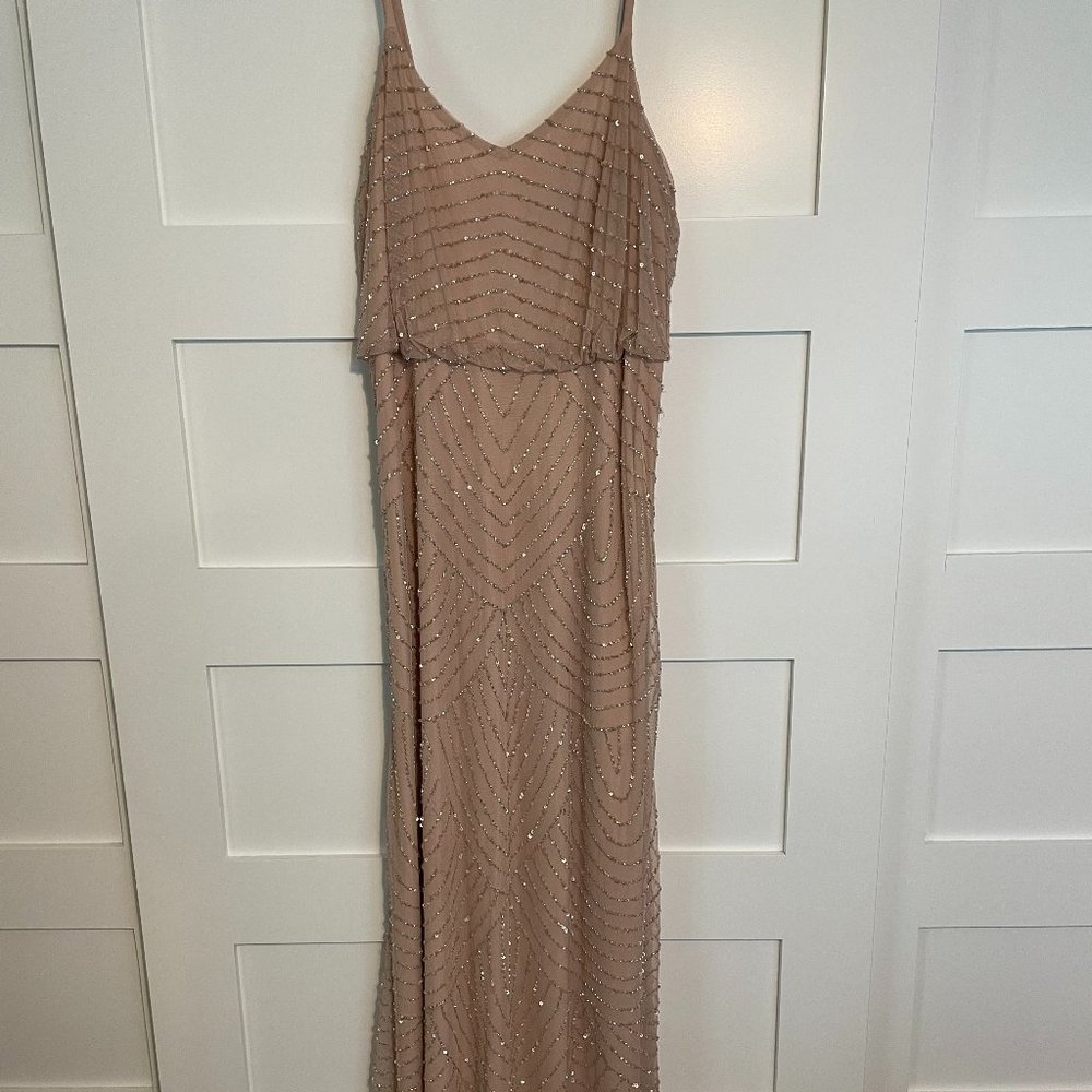 Long sequined dress